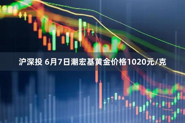 沪深投 6月7日潮宏基黄金价格1020元/克