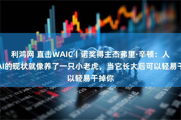 利鸿网 直击WAIC丨诺奖得主杰弗里·辛顿：人类和AI的现状就像养了一只小老虎，当它长大后可以轻易干掉你