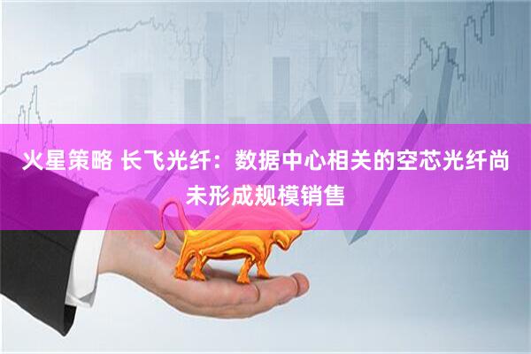 火星策略 长飞光纤：数据中心相关的空芯光纤尚未形成规模销售