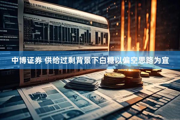 中博证券 供给过剩背景下白糖以偏空思路为宜